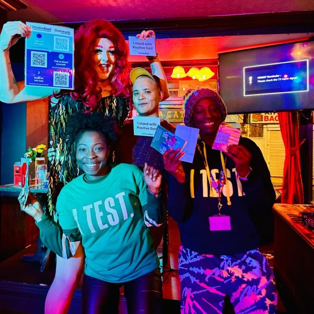 It's National HIV Testing Week 2024!

We're busy providing additional testing and outreach this week across East London.
Visit our website to find out where we'll be next and to book your free, rapid and confidential HIV Test! 

positiveeast.org.uk/hivtest

#HIVTestingWeek #HIVtesting #HIV #sexualhealth #ITEST